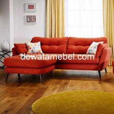 Sofa L Shape Size 180x160 - Billie Red New21